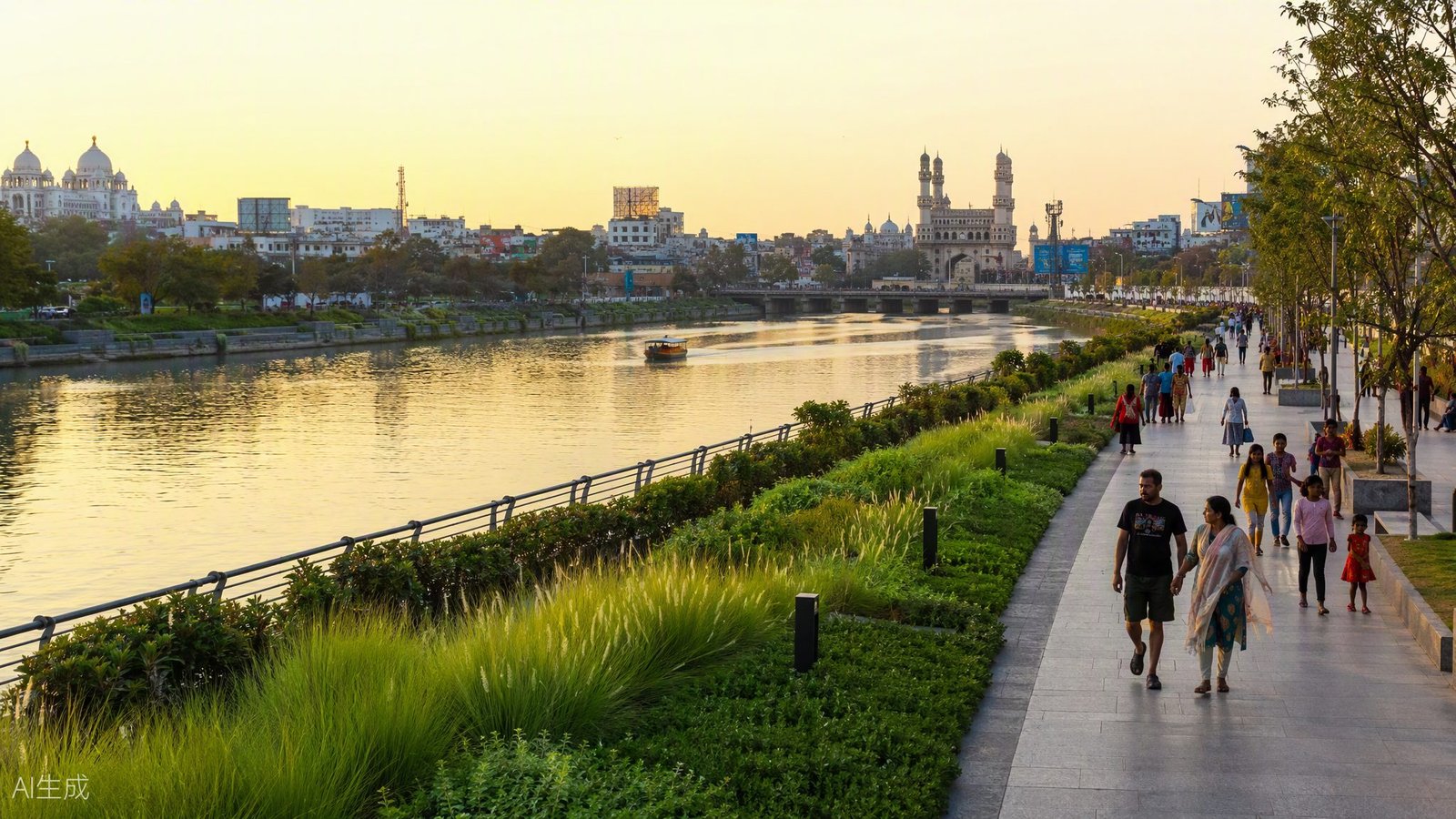 Rejuvenated Musi riverfront